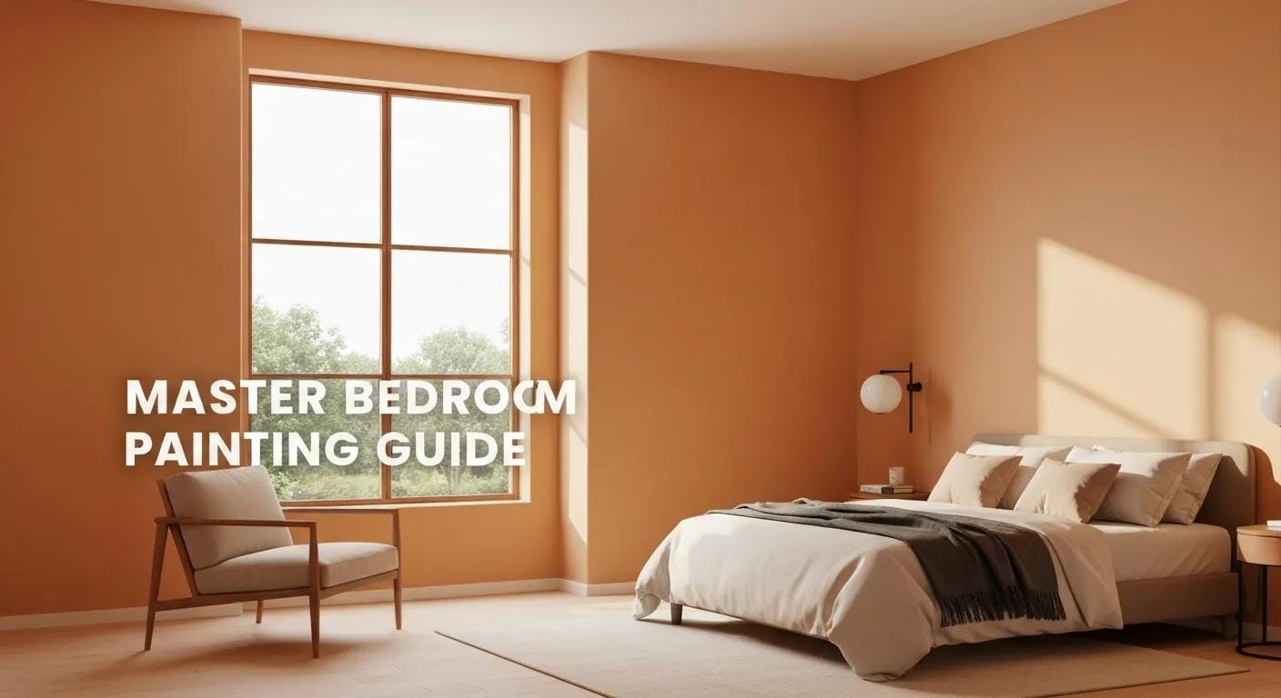 What is the proper way to paint a bedroom?